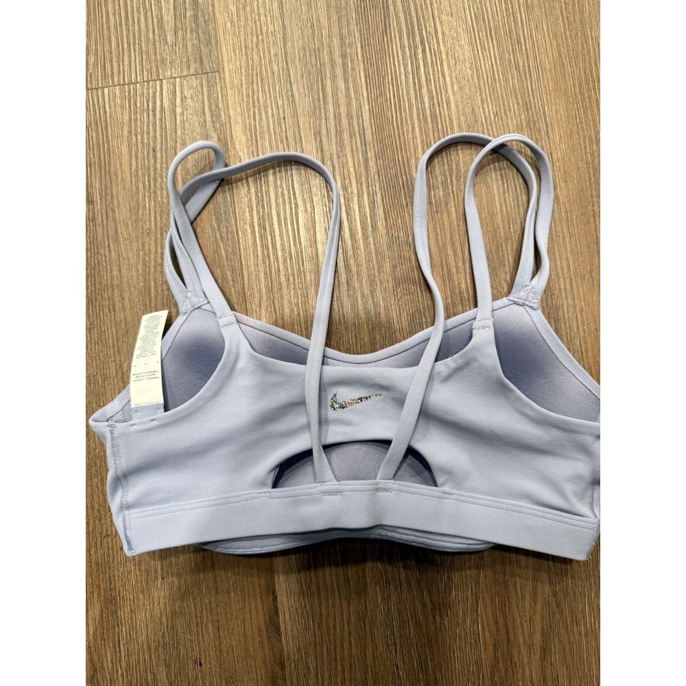 Nike Alate Dri-FIT Light Support Strappy Sports Bra Lavender Purple Small‎